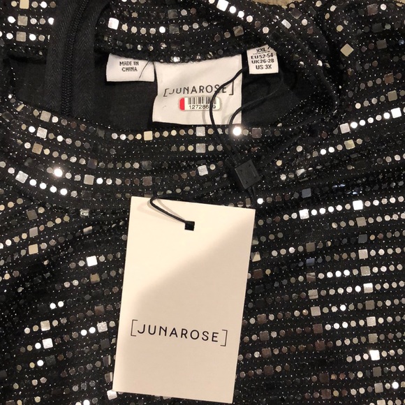 **sold**NWT rent the runway Black and silver sequin dress - Picture 3 of 3